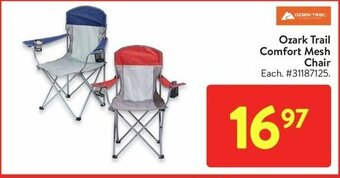 Walmart Ozark Trail Comfort Mesh Chair offer