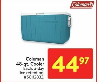 Walmart Coleman 48-qt. Cooler offer
