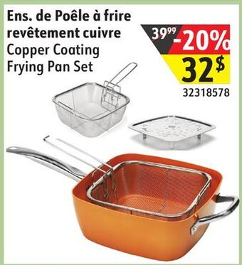 Sushi Shop Copper coating frying pan set offer
