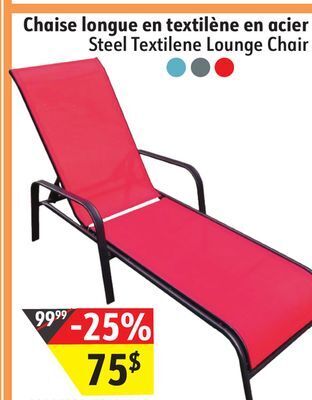 Sushi Shop Steel textilene lounge chair offer