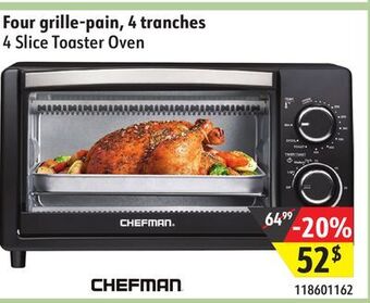 Sushi Shop Chefman 4 slice toaster oven offer