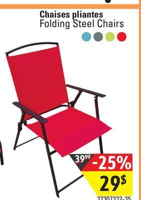 Sushi Shop Folding steel chairs offer