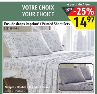 Sushi Shop Printed sheet sets offer