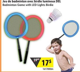 Sushi Shop Badminton game with led lights birdie offer