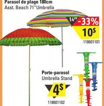 Sushi Shop Asst. beach 71umbrella offer