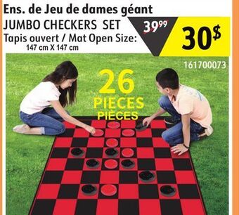 Sushi Shop Jumbo checkers set offer