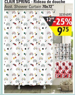 Hart Asst. shower curtain 70x72 offer