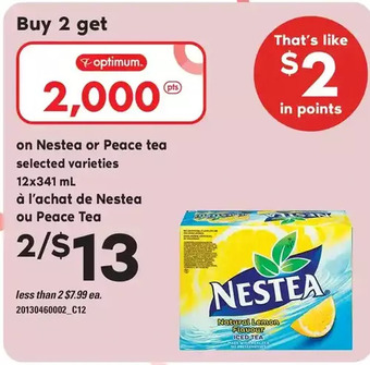 Nestea or peace tea