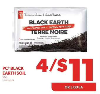Real Canadian Superstore Pc black earth soil offer