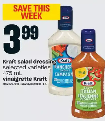 Valu-mart Kraft salad dressing offer