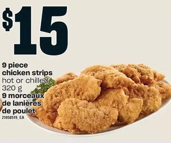 Independent Grocer 9 piece chicken strips offer