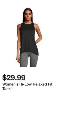 Mark's Women's hi-low relaxed fit tank offer