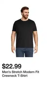Mark's Men's stretch modern fit crewneck t-shirt offer