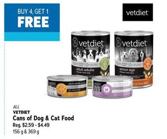 Ren’s Pets Depot All vetdiet cans of dog & cat food offer