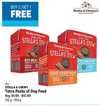 Ren’s Pets Depot All stella & chewy tetra packs of dog food offer