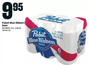 Loblaws Pabst blue ribbon beer offer