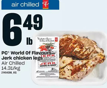 Loblaws Pc world of flavours jerk chicken legs offer