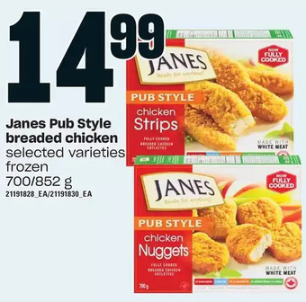 Loblaws Janes pub style breaded chicken offer
