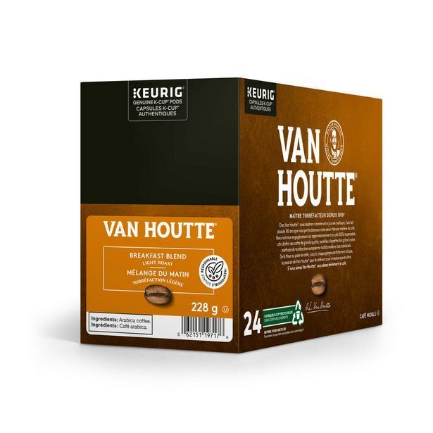 Staples Keurig k-cup van houtte breakfast blend - 24 pack offer