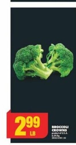 No Frills BROCCOLI CROWNS offer
