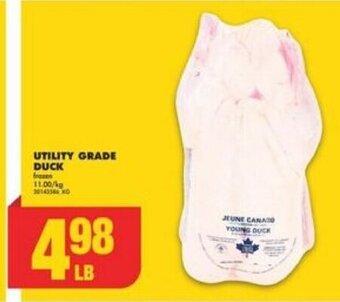 No Frills UTILITY GRADE DUCK offer