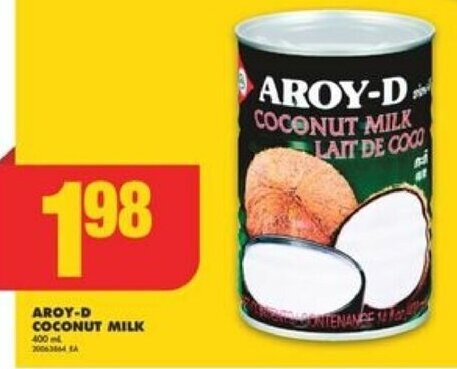 No Frills AROY-D COCONUT MILK 400 mL offer