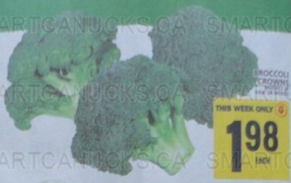Food Basics BROCCOLI CROWNS offer