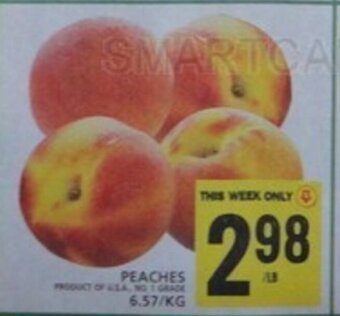 Food Basics PEACHES offer