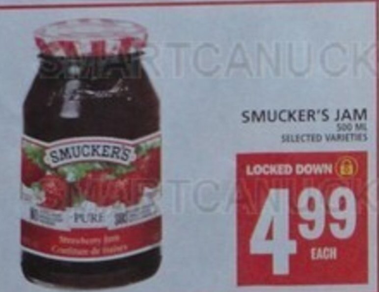 Food Basics SMUCKER'S JAM 500 mL offer