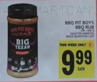 Food Basics BBQ PIT BOYS BBQ RUB 220 - 400 g offer