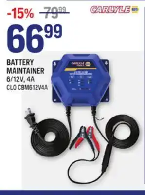 NAPA Auto Parts Napa battery maintainer offer