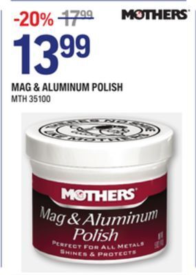 NAPA Auto Parts Mothers mag & aluminum polish offer