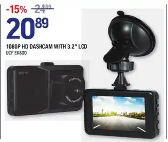 NAPA Auto Parts Elink 1080p hd dashcam with 3.2 lcd offer