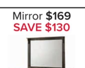 Leon's Cabin mirror - grey offer