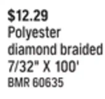 NAPA Auto Parts Polyester diamond braided 7/32 x 100' offer