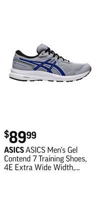 Sport Chek Asics men's gel contend 7 training shoes, 4e extra wide width, running, cushioned offer