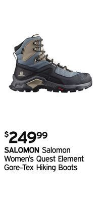 Atmosphere Salomon women's quest element gore-tex hiking boots offer
