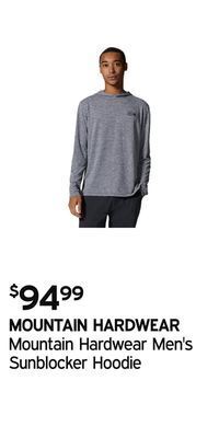 Atmosphere Mountain hardwear men's sunblocker hoodie offer
