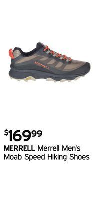 Atmosphere Merrell men's moab speed hiking shoes offer