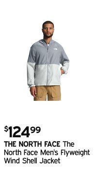 Atmosphere The north face men's flyweight wind shell jacket offer
