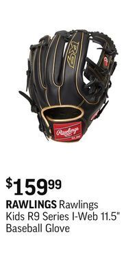 Sport Chek Rawlings kids r9 series i-web 11.5 baseball glove offer