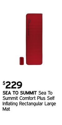 Atmosphere Sea to summit comfort plus self inflating rectangular large mat offer