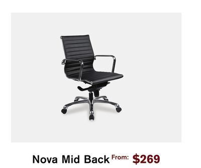 Source Office Furnishings Nova mid back offer