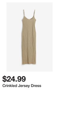 H&M Crinkled jersey dress offer