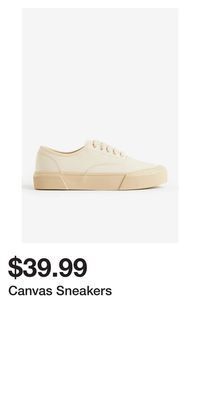 H&M Canvas sneakers offer