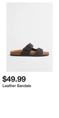 H&M Leather sandals offer