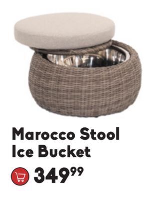 Sheridan Nurseries Marocco stool ice bucket offer