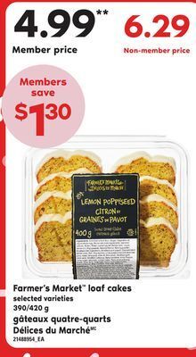 Independent City Market Gâteaux quatre-quarts délices du marché, 390/420 g offer