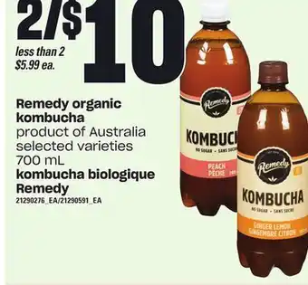 Independent City Market Kombucha biologique kombucha remedy, 700 ml offer