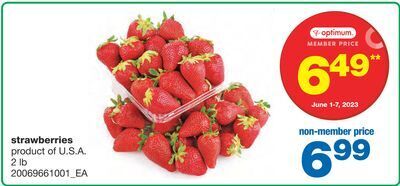 Wholesale Club Strawberries, 2 lb offer